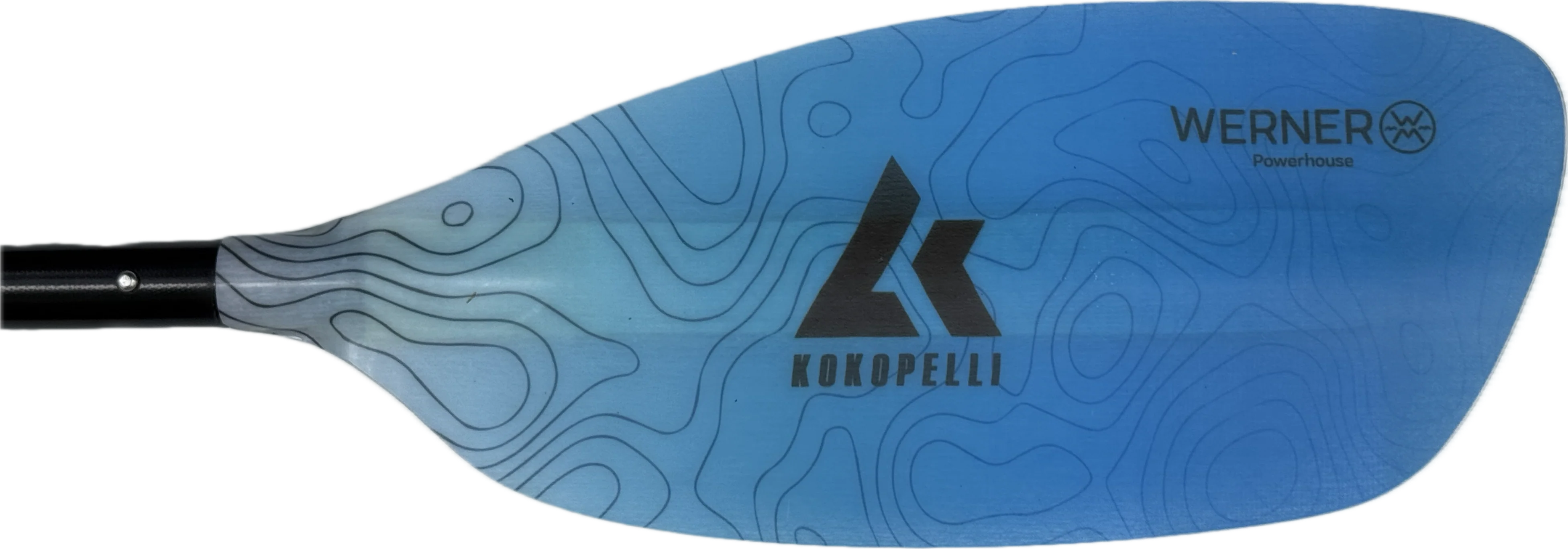 Werner x Kokopelli Powerhouse Paddle (4-Piece Breakdown) - SOCA BLUE - Image 8